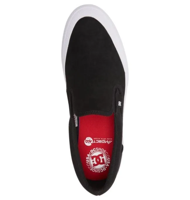 Men Skate DC Men039s Manual RT SlipOn Skate Shoes BlackBlackWhite Men Skate DC Men039s Manual RT SlipOn Skate Shoes BlackBlackWhite