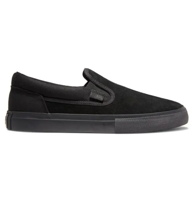 Men Skate DC Men039s Manual Slip On Skate Shoes BlackBlack