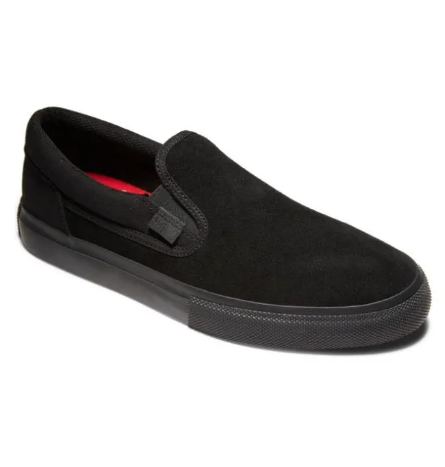 Men Skate DC Men039s Manual Slip On Skate Shoes BlackBlack Men Skate DC Men039s Manual Slip On Skate Shoes BlackBlack