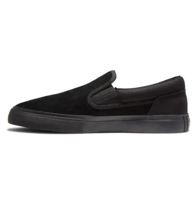 Men Skate DC Men039s Manual Slip On Skate Shoes BlackBlack Men Skate DC Men039s Manual Slip On Skate Shoes BlackBlack
