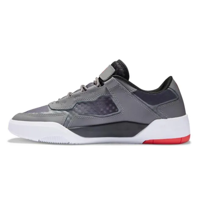 Men Skate DC Men039s Metric Shoes GreyBlackRed Men Skate DC Men039s Metric Shoes GreyBlackRed
