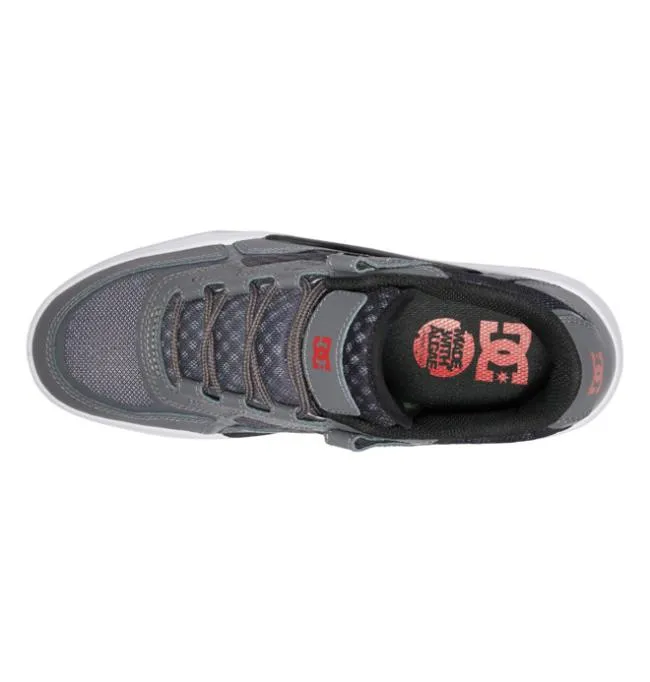 Men Skate DC Men039s Metric Shoes GreyBlackRed Men Skate DC Men039s Metric Shoes GreyBlackRed