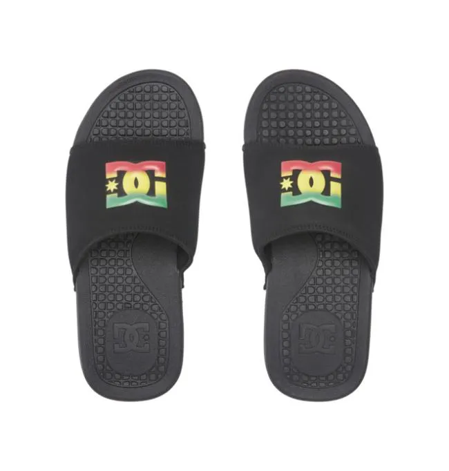 Men Slides DC Men039s Bolsa Slides BlackBlackRed Men Slides DC Men039s Bolsa Slides BlackBlackRed