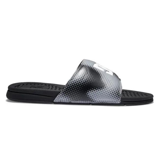 Men Slides DC Men039s Bolsa Slides BlackGreyWhite Men Slides DC Men039s Bolsa Slides BlackGreyWhite
