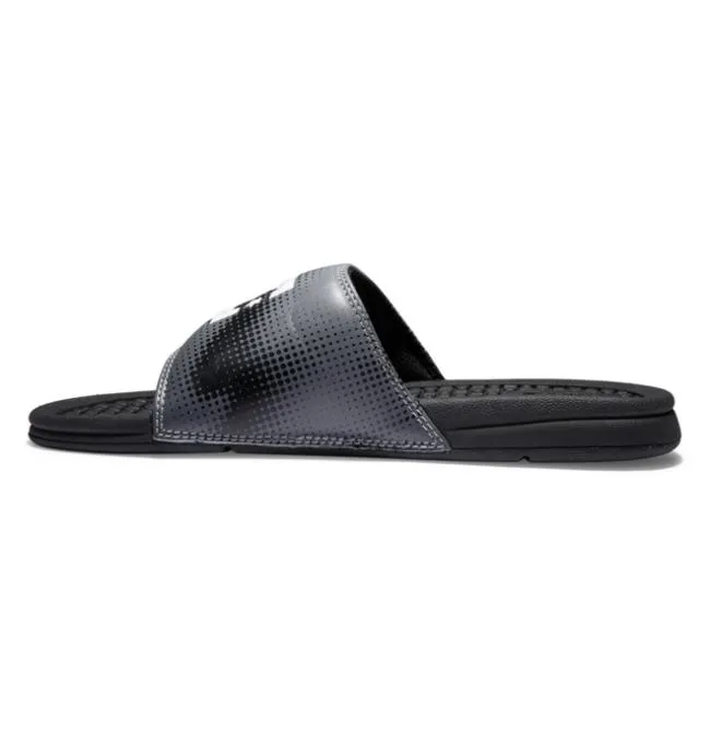 Men Slides DC Men039s Bolsa Slides BlackGreyWhite Men Slides DC Men039s Bolsa Slides BlackGreyWhite