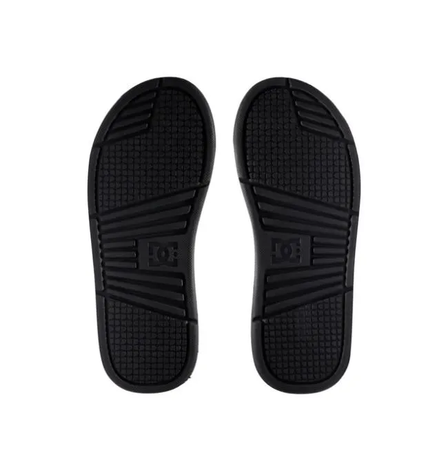 Men Slides DC Men039s Bolsa Slides BlackGreyWhite Men Slides DC Men039s Bolsa Slides BlackGreyWhite