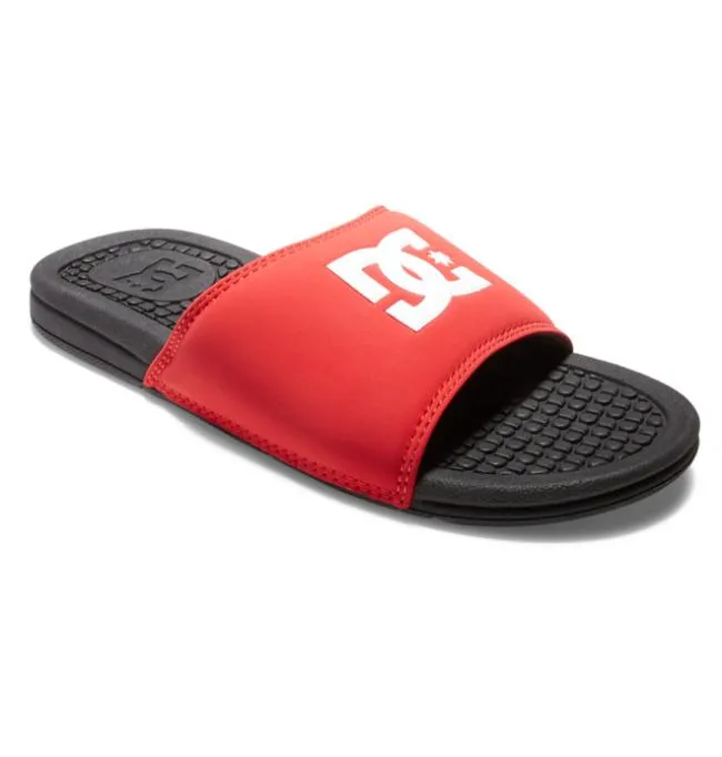 Men Slides DC Men039s Bolsa Slides BlackRed