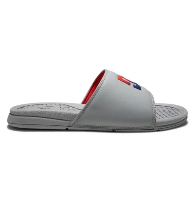 Men Slides DC Men039s Bolsa Slides GreyRed Men Slides DC Men039s Bolsa Slides GreyRed