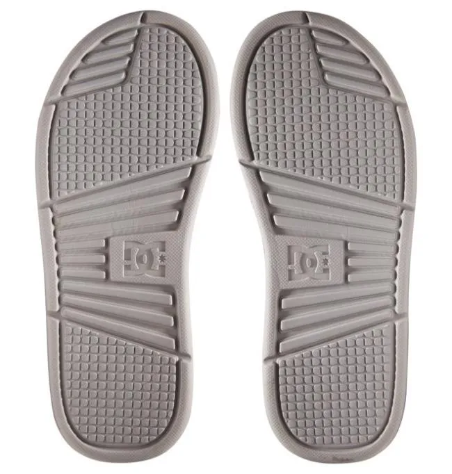 Men Slides DC Men039s Bolsa Slides GreyRed Men Slides DC Men039s Bolsa Slides GreyRed
