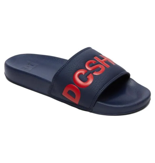 Men Slides DC Men039s DC Slides NavyRed