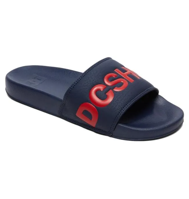 Men Slides DC Men039s DC Slides NavyRed Men Slides DC Men039s DC Slides NavyRed