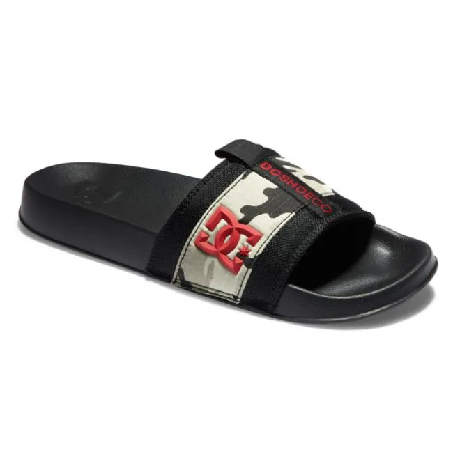 Men Slides DC Men039s Lynx Slides Astro Camo Black