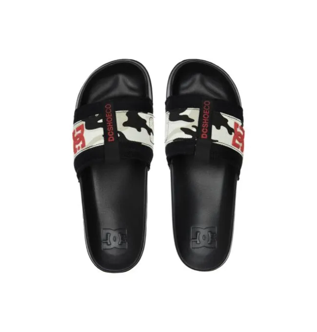 Men Slides DC Men039s Lynx Slides Astro Camo Black