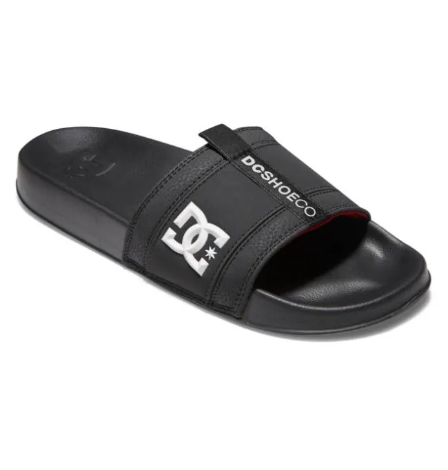 Men Slides DC Men039s Lynx Slides BlackGreyRed