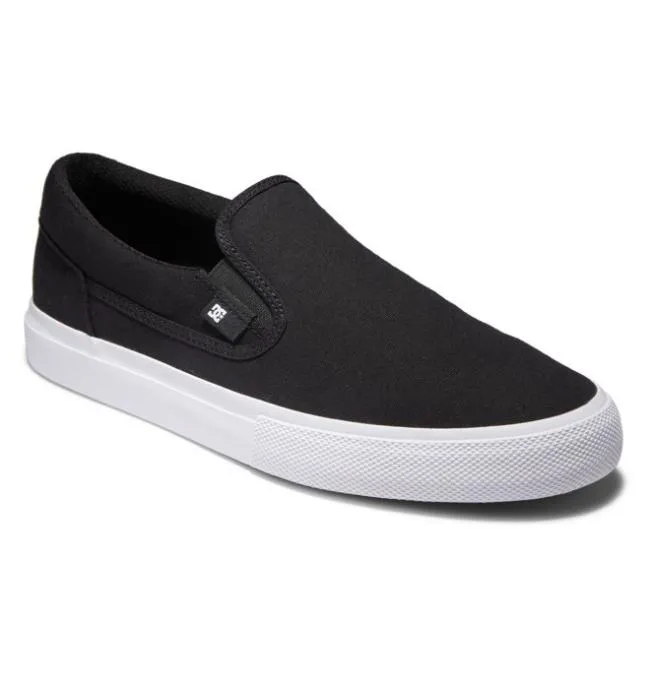 Men SlipOns DC Men039s Manual SlipOn Shoes BlackWhite Men SlipOns DC Men039s Manual SlipOn Shoes BlackWhite