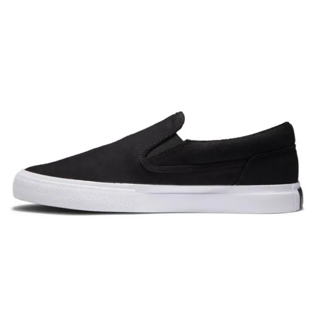 Men SlipOns DC Men039s Manual SlipOn Shoes BlackWhite Men SlipOns DC Men039s Manual SlipOn Shoes BlackWhite