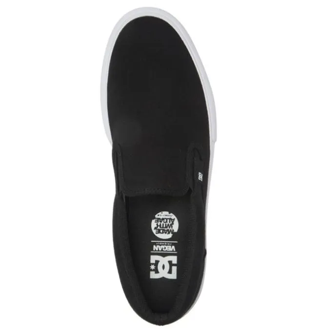 Men SlipOns DC Men039s Manual SlipOn Shoes BlackWhite Men SlipOns DC Men039s Manual SlipOn Shoes BlackWhite