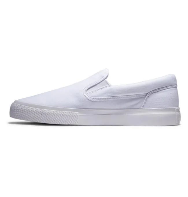 Men SlipOns DC Men039s Manual SlipOn Shoes White Men SlipOns DC Men039s Manual SlipOn Shoes White