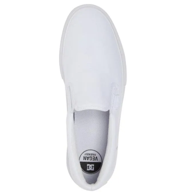 Men SlipOns DC Men039s Manual SlipOn Shoes White Men SlipOns DC Men039s Manual SlipOn Shoes White
