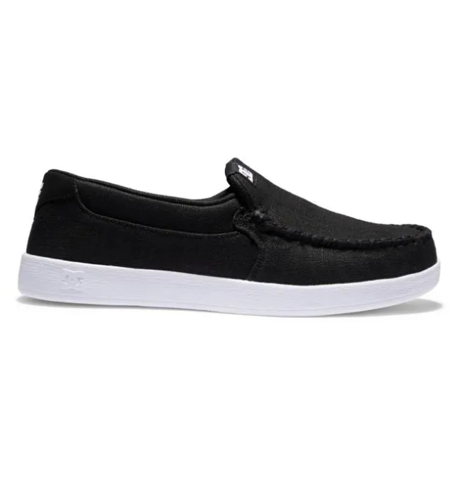 Men SlipOns DC Men039s Villain SlipOn Shoes Black Rinse