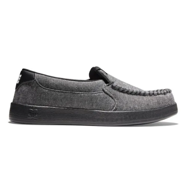 Men SlipOns DC Men039s Villain SlipOn Shoes HeatherBlack
