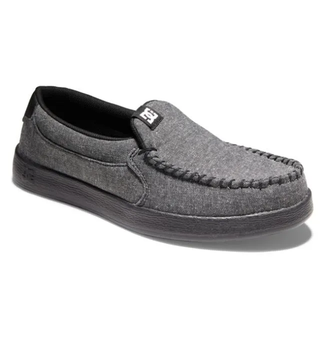 Men SlipOns DC Men039s Villain SlipOn Shoes HeatherBlack Men SlipOns DC Men039s Villain SlipOn Shoes HeatherBlack