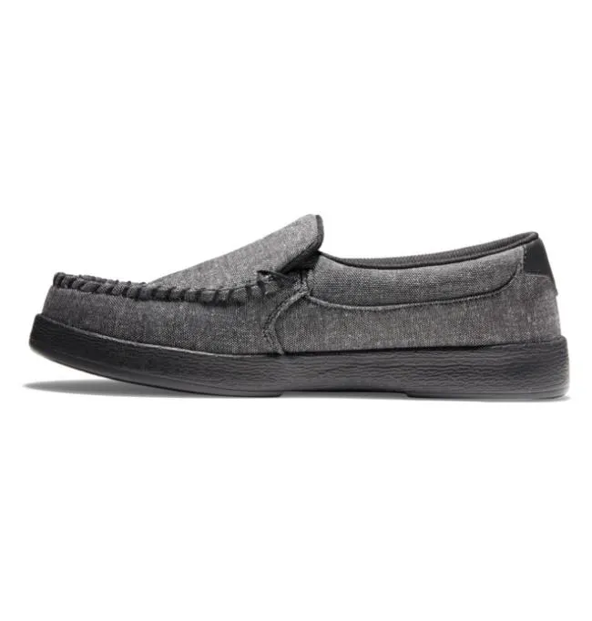 Men SlipOns DC Men039s Villain SlipOn Shoes HeatherBlack Men SlipOns DC Men039s Villain SlipOn Shoes HeatherBlack