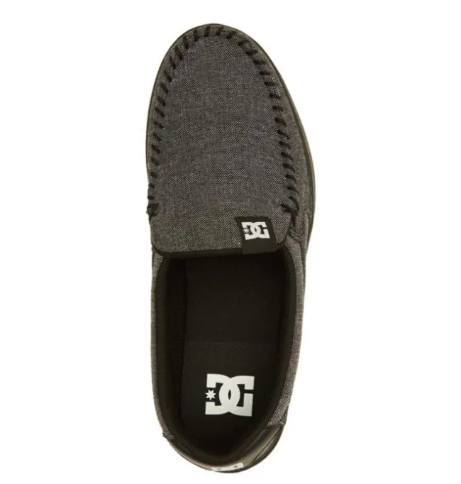 Men SlipOns DC Men039s Villain SlipOn Shoes HeatherBlack Men SlipOns DC Men039s Villain SlipOn Shoes HeatherBlack