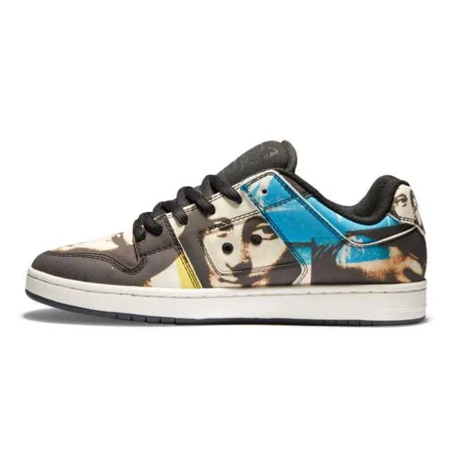 Men Sneakers DC Men039s Andy Warhol Manteca Shoes Black Multi Men Sneakers DC Men039s Andy Warhol Manteca Shoes Black Multi