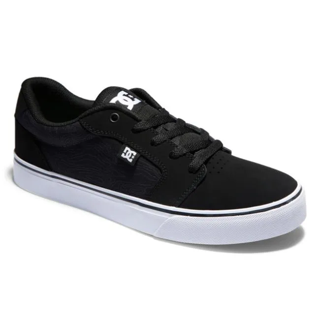 Men Sneakers DC Men039s Anvil Shoes BlackLime Polka