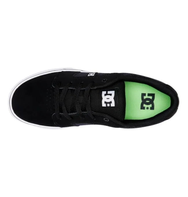 Men Sneakers DC Men039s Anvil Shoes BlackLime Polka