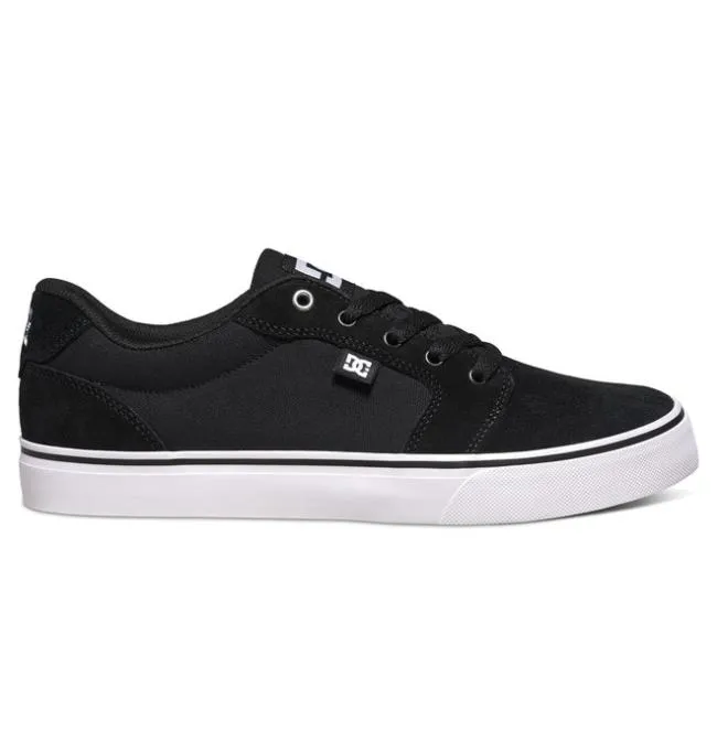 Men Sneakers DC Men039s Anvil Shoes BlackWhiteBlack