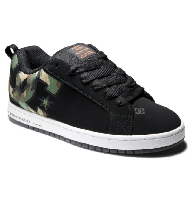 Men Sneakers DC Men039s Court Graffik Shoes Black Camouflage Men Sneakers DC Men039s Court Graffik Shoes Black Camouflage
