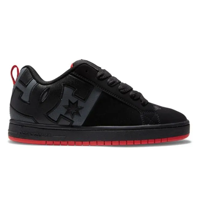 Men Sneakers DC Men039s Court Graffik Shoes BlackGreyRed