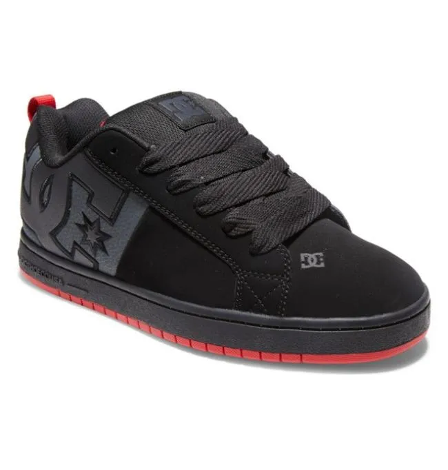 Men Sneakers DC Men039s Court Graffik Shoes BlackGreyRed Men Sneakers DC Men039s Court Graffik Shoes BlackGreyRed