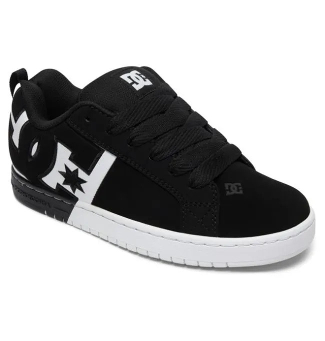 Men Sneakers DC Men039s Court Graffik Shoes BlackWhiteBlack Men Sneakers DC Men039s Court Graffik Shoes BlackWhiteBlack