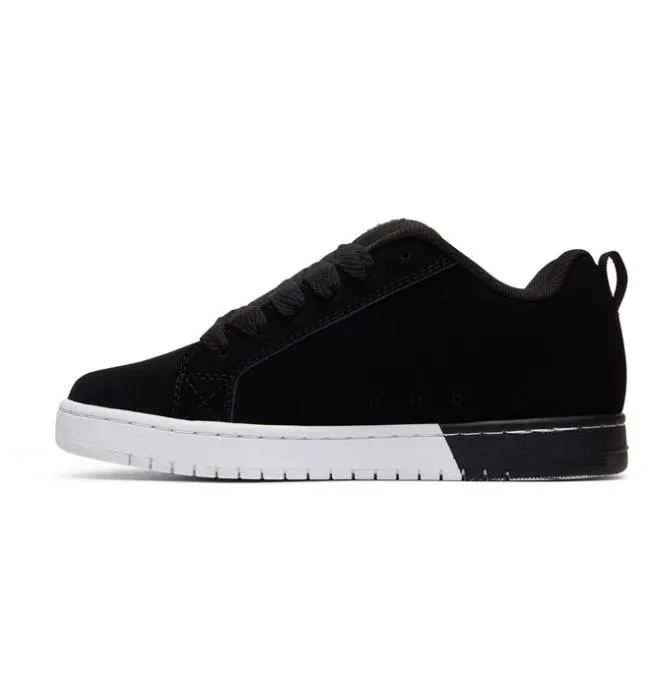 Men Sneakers DC Men039s Court Graffik Shoes BlackWhiteBlack Men Sneakers DC Men039s Court Graffik Shoes BlackWhiteBlack