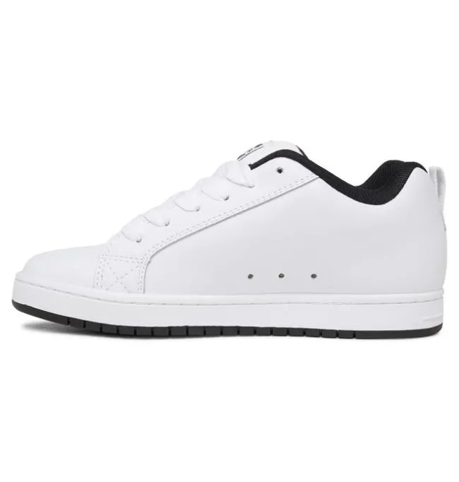 Men Sneakers DC Men039s Court Graffik Shoes WhiteBlackBlack Men Sneakers DC Men039s Court Graffik Shoes WhiteBlackBlack