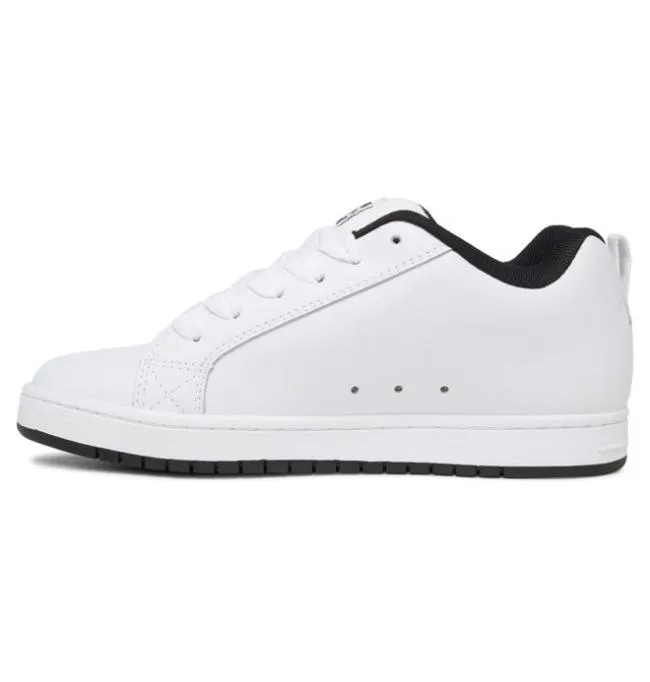 Men Sneakers DC Men039s Court Graffik Shoes WhiteBlackBlack Men Sneakers DC Men039s Court Graffik Shoes WhiteBlackBlack