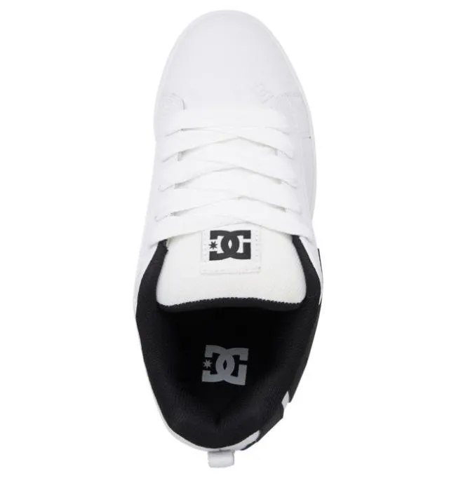 Men Sneakers DC Men039s Court Graffik Shoes WhiteBlackBlack Men Sneakers DC Men039s Court Graffik Shoes WhiteBlackBlack