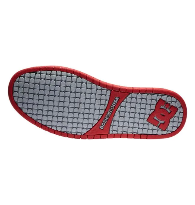 Men Sneakers DC Men039s Court Graffik Shoes WhiteGreyRed Men Sneakers DC Men039s Court Graffik Shoes WhiteGreyRed