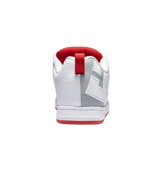 Men Sneakers DC Men039s Court Graffik Shoes WhiteGreyRed Men Sneakers DC Men039s Court Graffik Shoes WhiteGreyRed