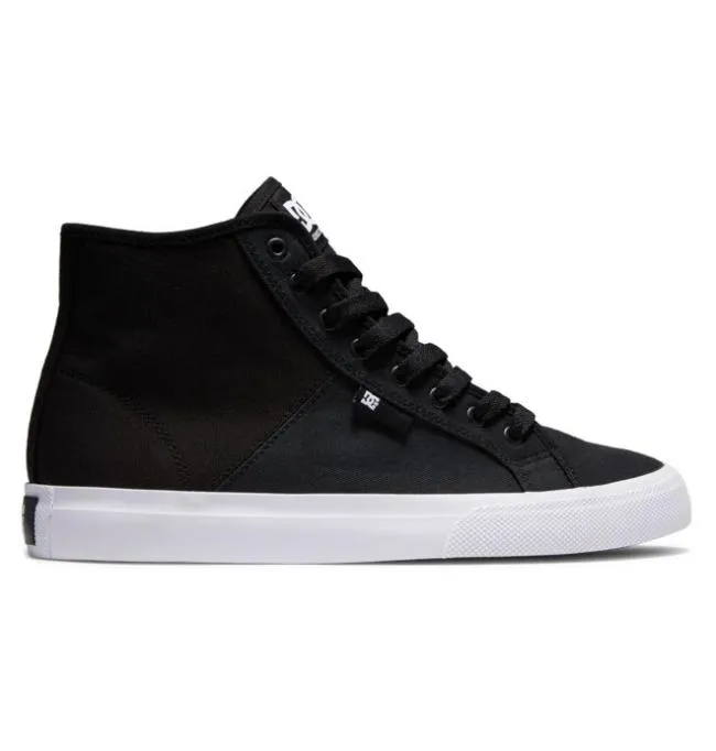 Men Sneakers DC Men039s Manual HI Refibra Shoes BlackWhite