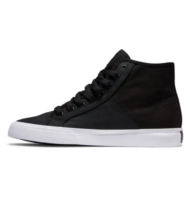 Men Sneakers DC Men039s Manual HI Refibra Shoes BlackWhite