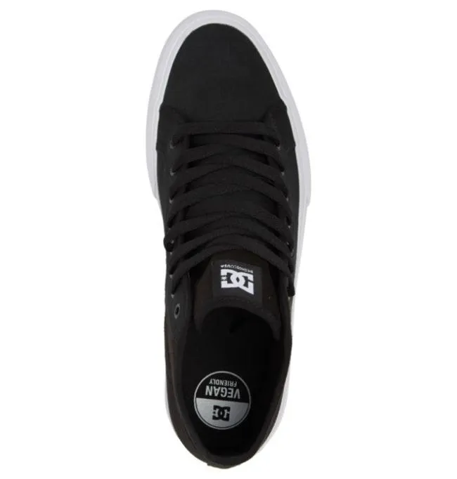 Men Sneakers DC Men039s Manual HI Refibra Shoes BlackWhite