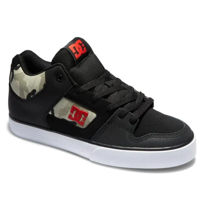 Men Sneakers DC Men039s Pure MID MidTop Shoes Astro Camo Black Men Sneakers DC Men039s Pure MID MidTop Shoes Astro Camo Black