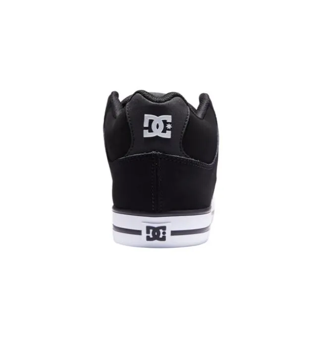 Men Sneakers DC Men039s Pure MID MidTop Shoes BlackWhite Men Sneakers DC Men039s Pure MID MidTop Shoes BlackWhite