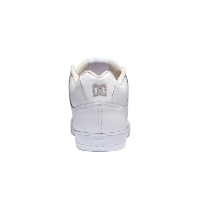 Men Sneakers DC Men039s Pure MID MidTop Shoes WhiteGrey Men Sneakers DC Men039s Pure MID MidTop Shoes WhiteGrey