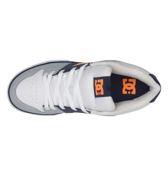 Men Sneakers DC Men039s Pure MID MidTop Shoes WhiteGreyOrange Men Sneakers DC Men039s Pure MID MidTop Shoes WhiteGreyOrange