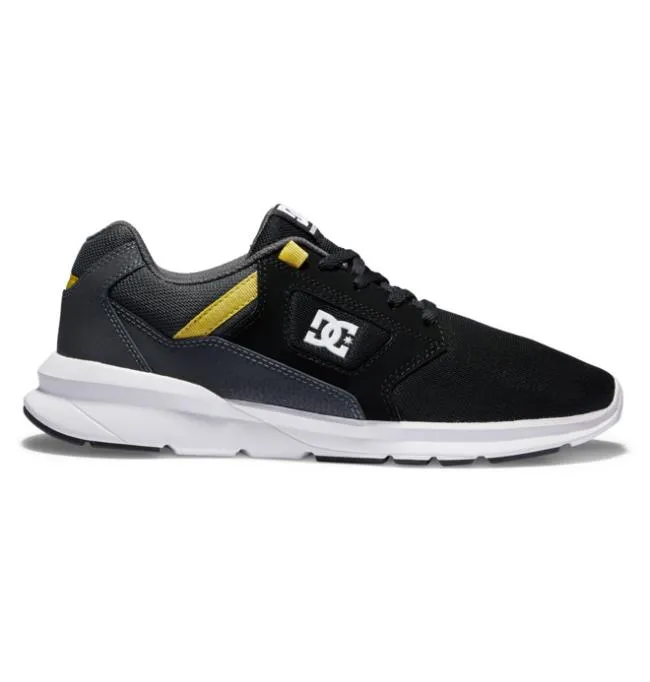 Men Sneakers DC Men039s Skyline Lightweight Shoes BlackGreyYellow